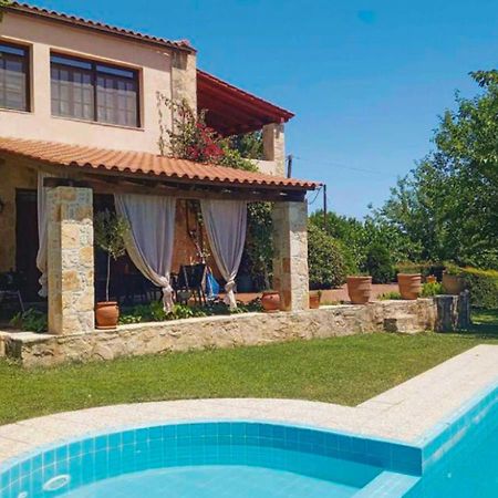 Villa Skine With Private Pool And Garden 干尼亞 外观 照片
