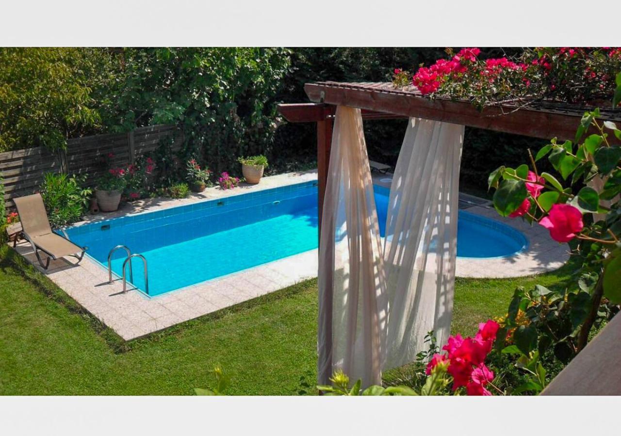 Villa Skine With Private Pool And Garden 干尼亞 外观 照片