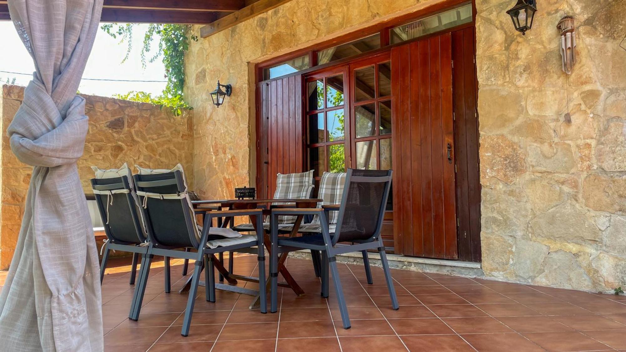 Villa Skine With Private Pool And Garden 干尼亞 外观 照片