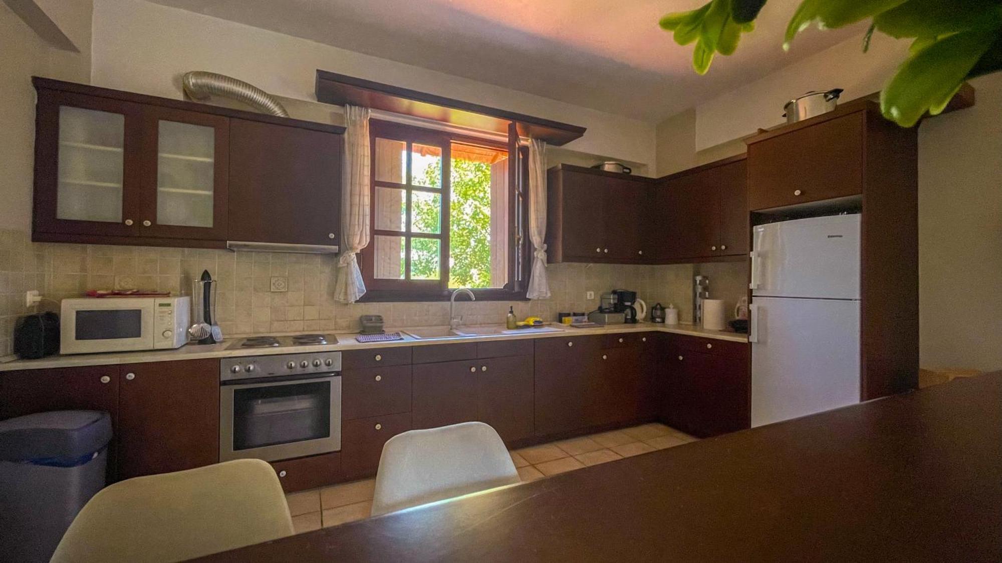Villa Skine With Private Pool And Garden 干尼亞 外观 照片